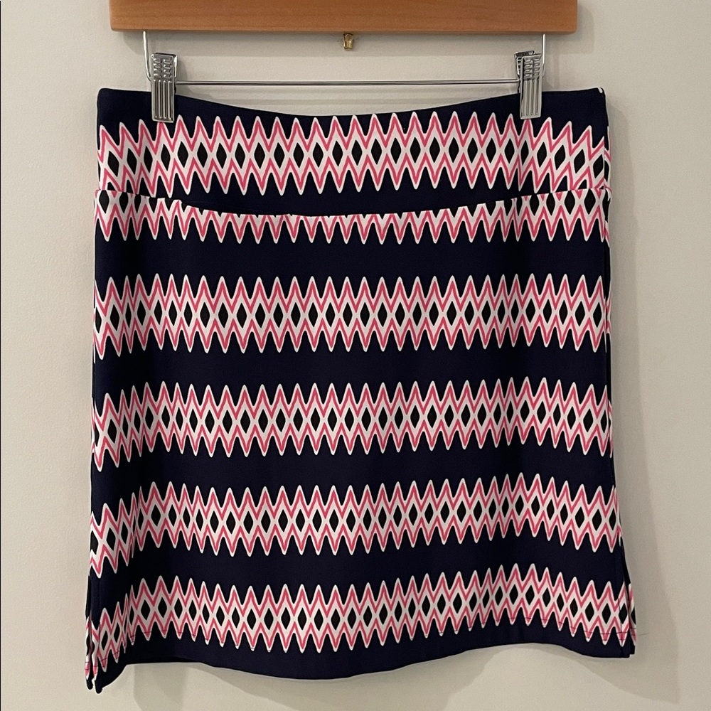 Golftini Navy and Pink Skort